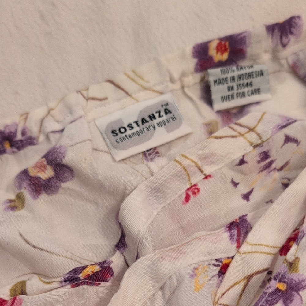 Vintage 90's True Wrap Maxi Skirt Floral
